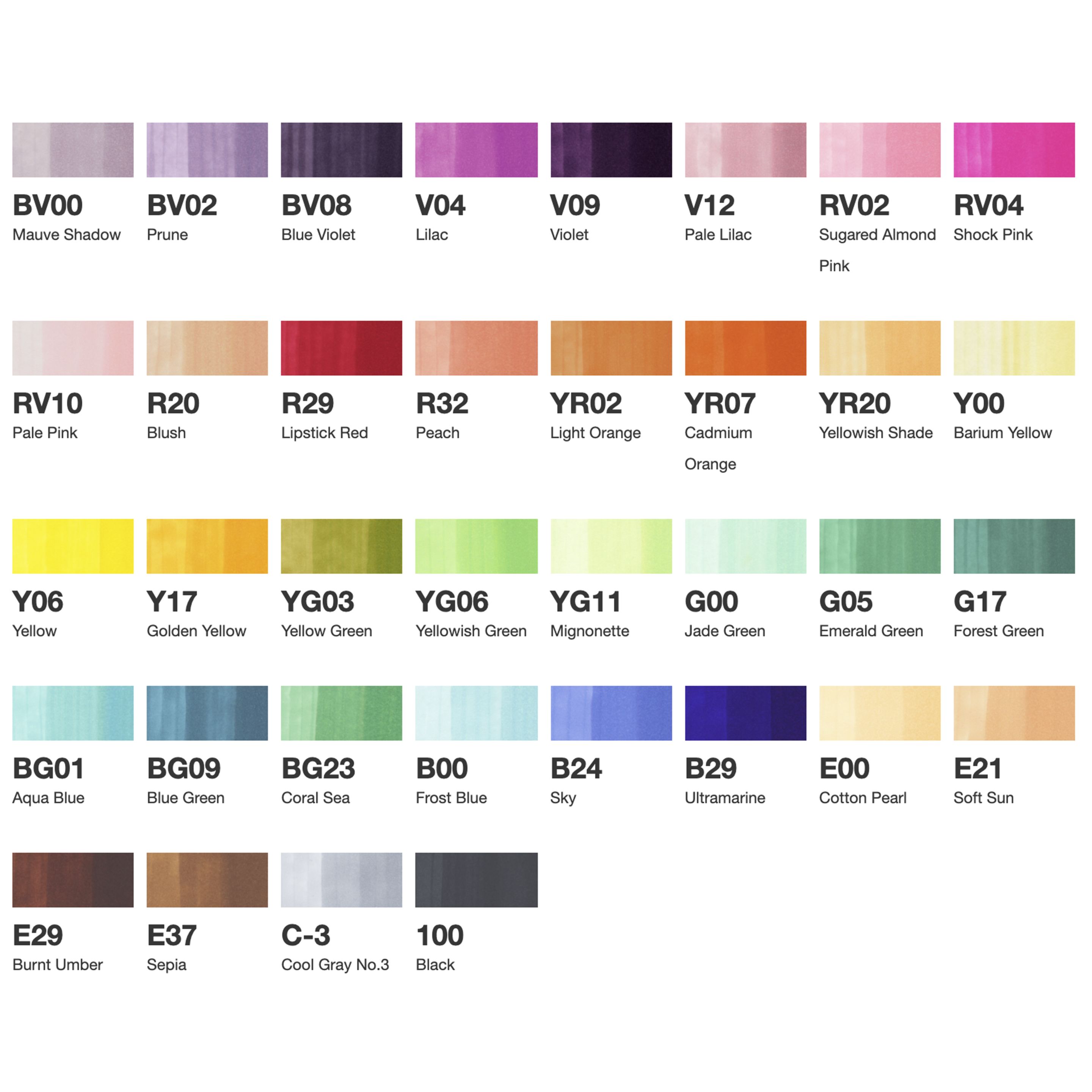 Copic Ciao Basic set 36 A - 5