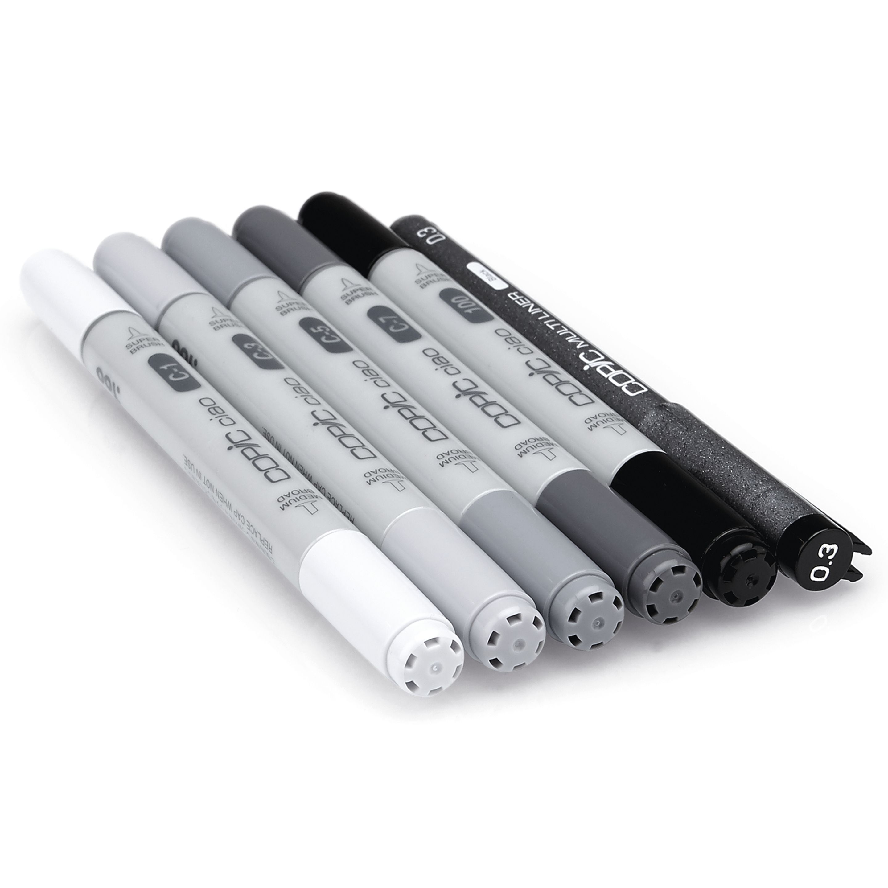 Copic Ciao Set 5+1 Gråa färger - 2