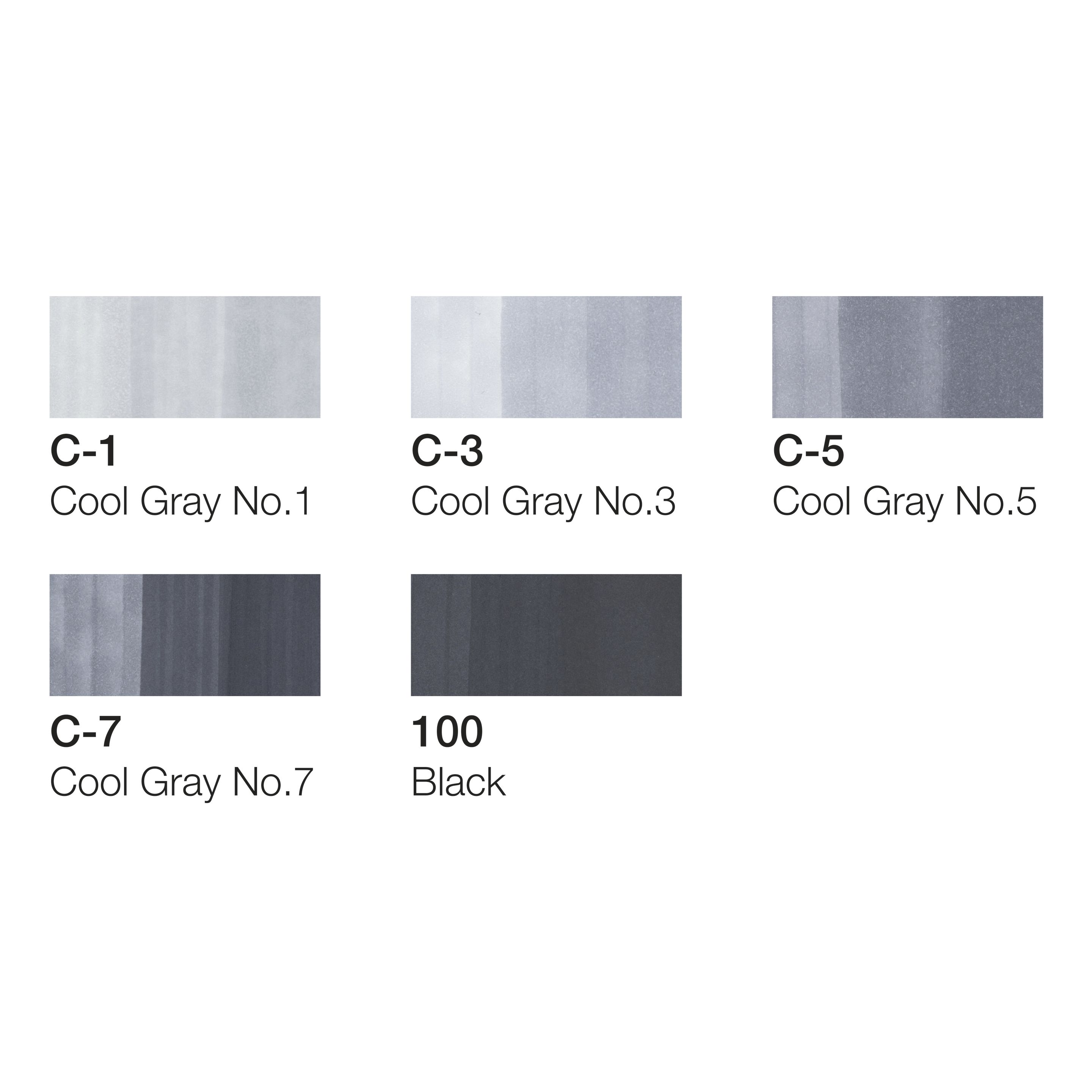 Copic Ciao Set 5+1 Gråa färger - 4