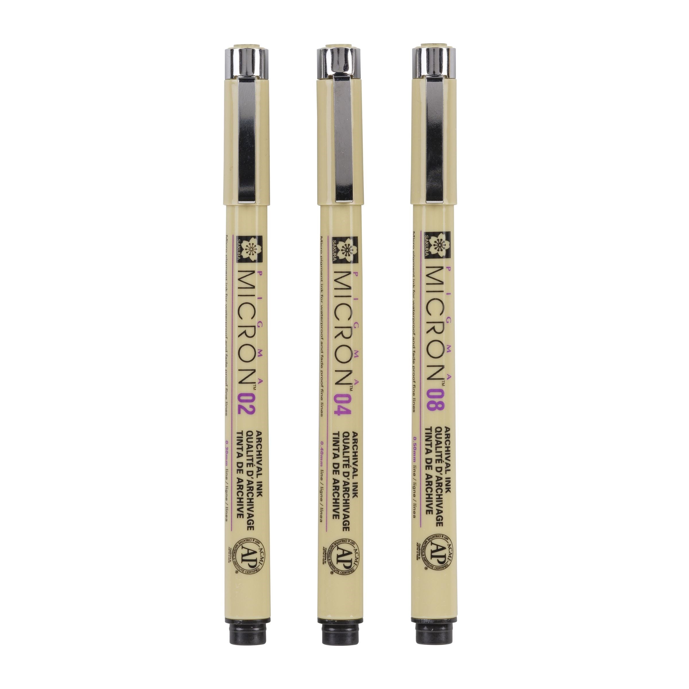 SAKURA Pigma Micron fineliner set 3 pens - 2