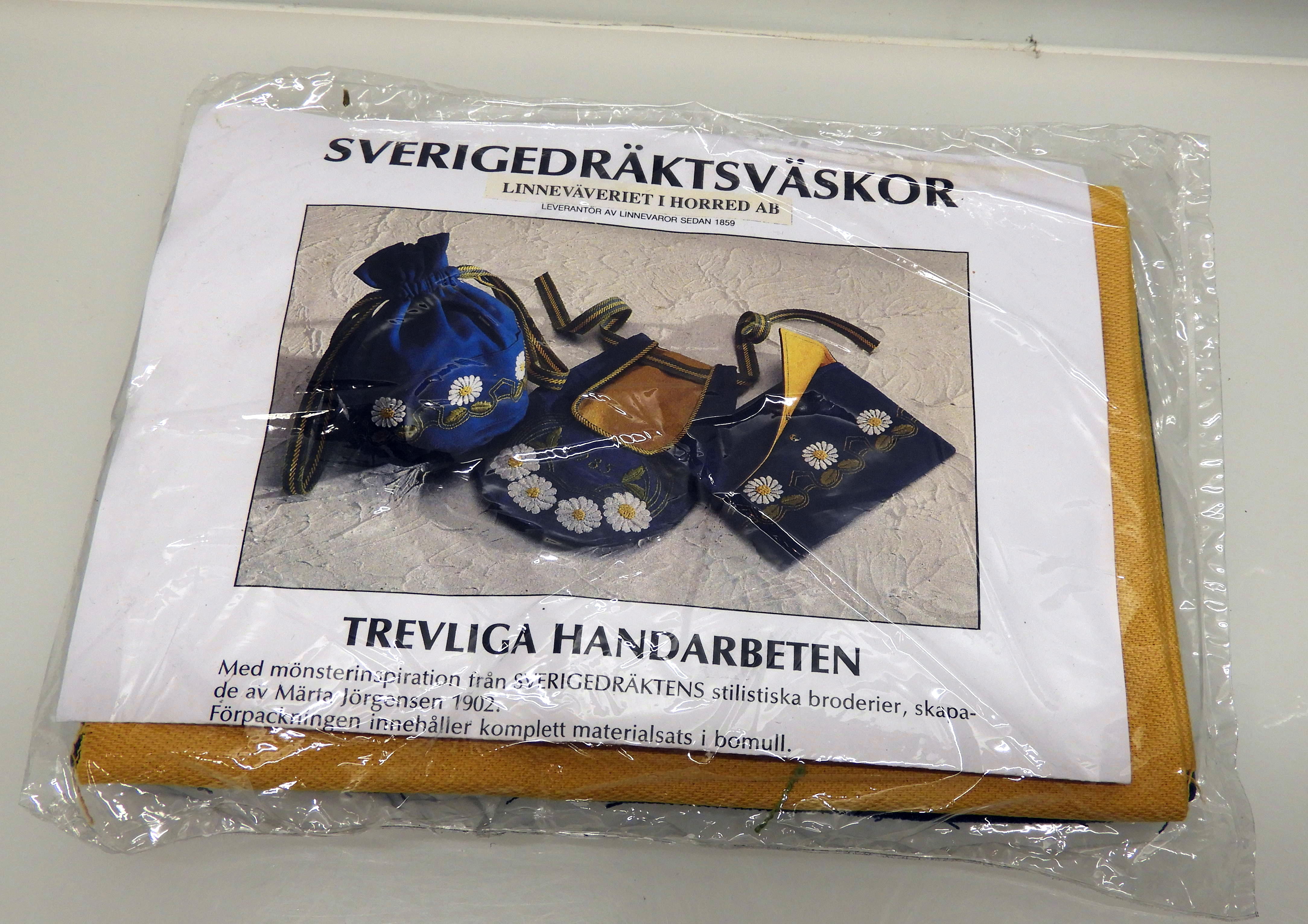 Materialsats skärpväska i bomull