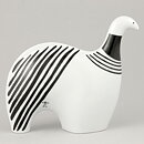 Jackie Lynd (Animals 1983) Modern Bird with Black Details 12 cm