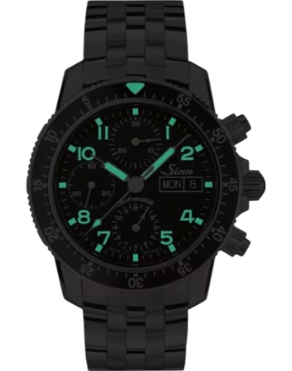 103.061 Sinn 103 St Sa vintage svart läderband