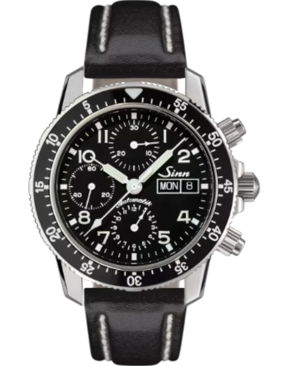103.061 Sinn 103 St Sa vintage svart läderband