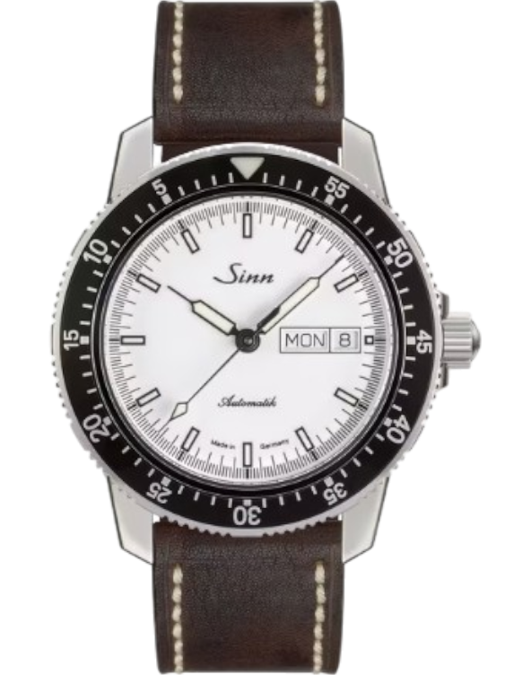 W104.012 Sinn 104 St Sa I W vintage mörkbrunt