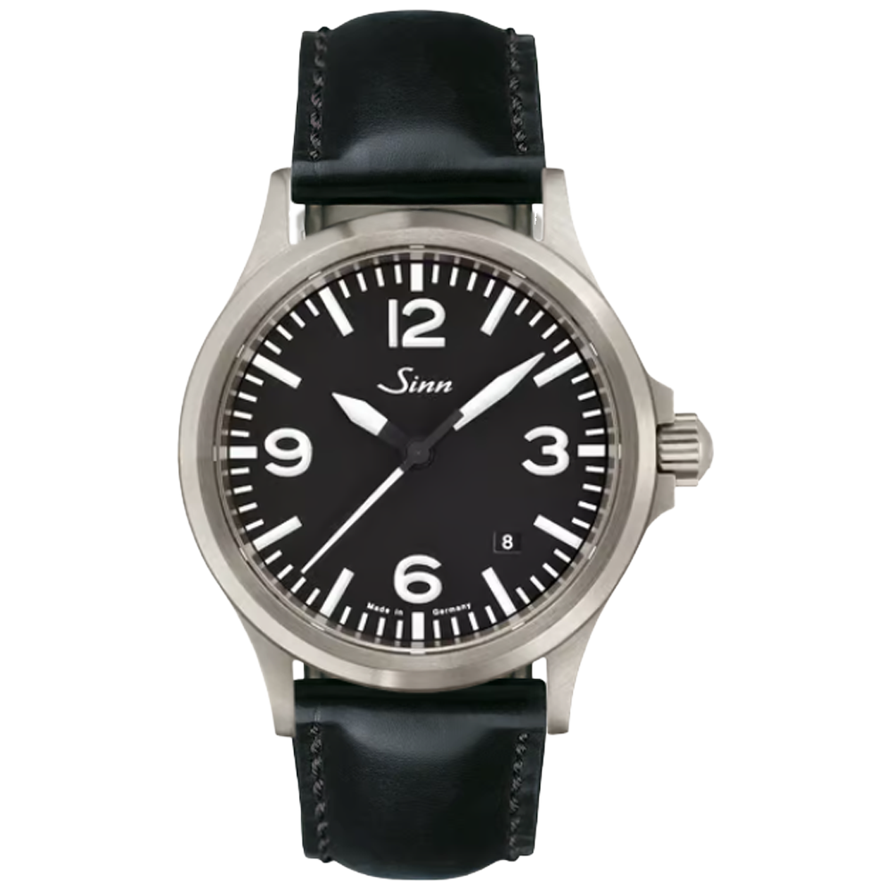556.014 Sinn 556 A svart kalvskinn 