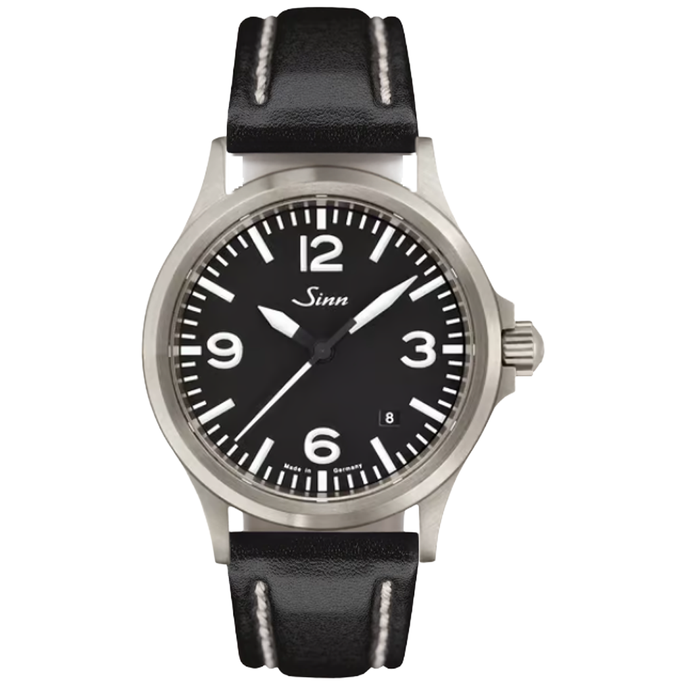 556.014 Sinn 556 A svart kalvskinn 