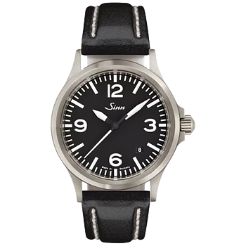 556.014 Sinn 556 A svart kalvskinn 
