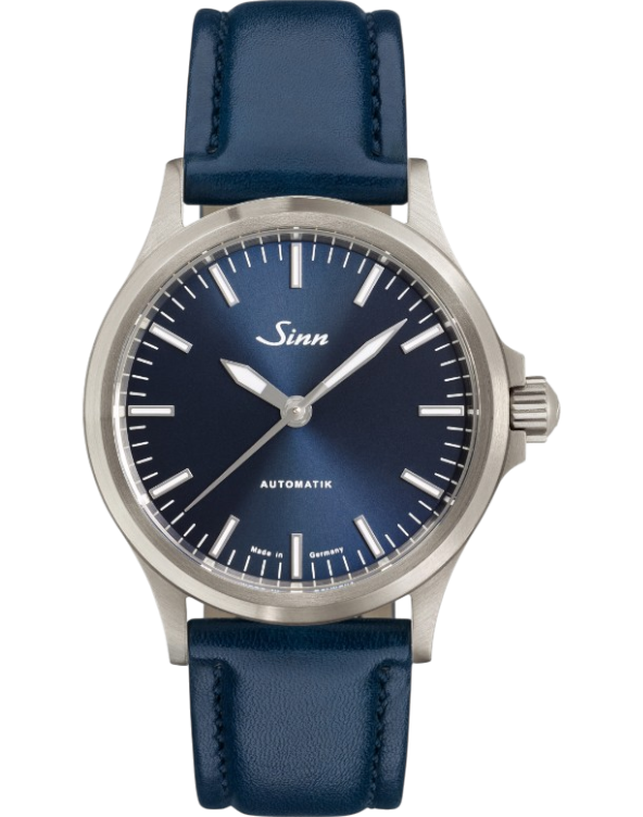 556.0104 Sinn 556 I B blått kalvskinn