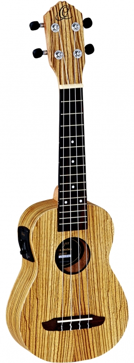 Ortega RFU10ZE Sopranukulele. Med Mik.