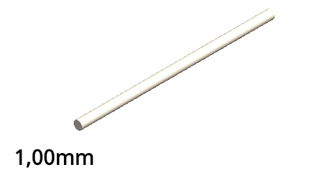 Kapartråd Rund 1,00mm