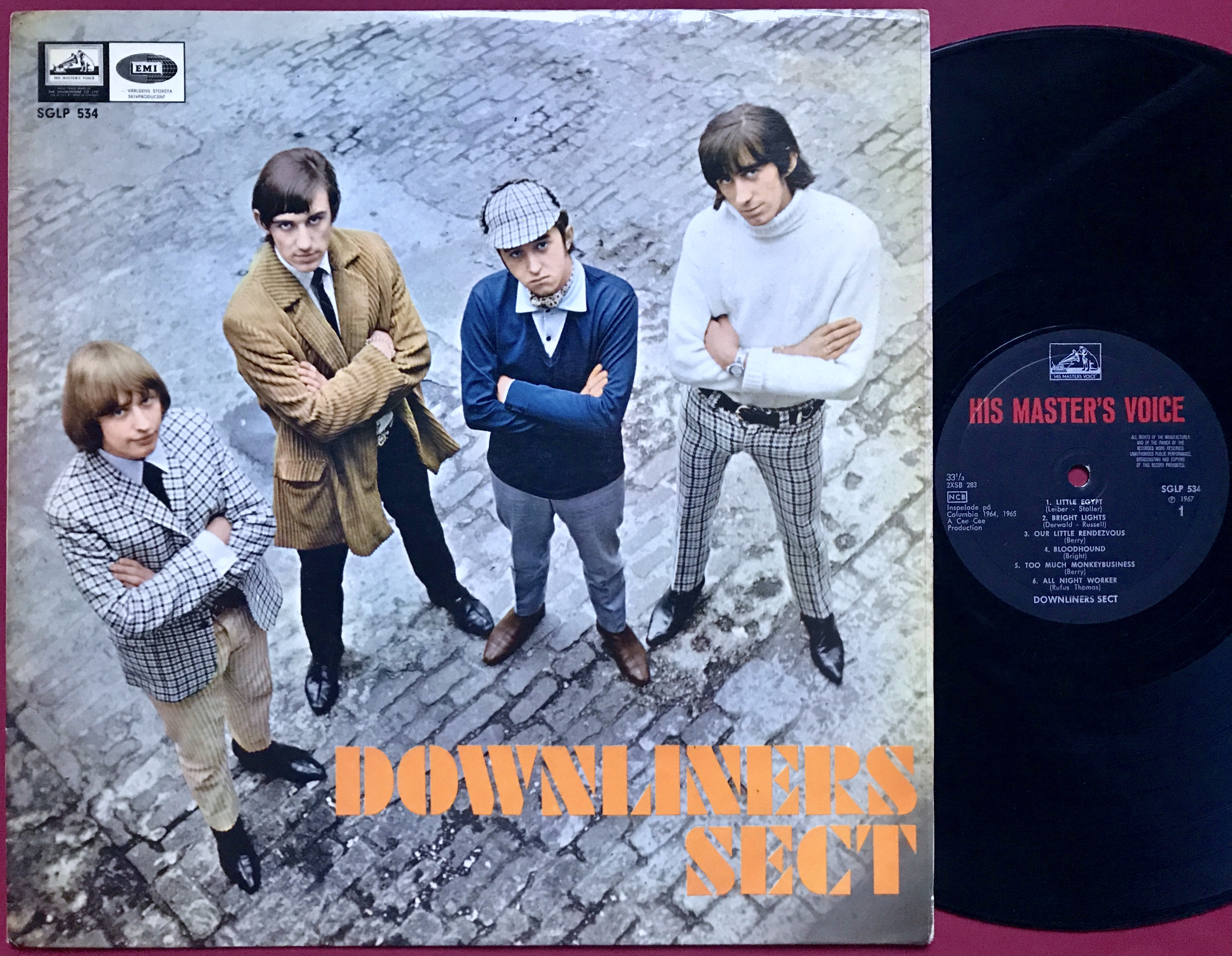 DOWNLINERS SECT - "same" Sweden only LP 1967