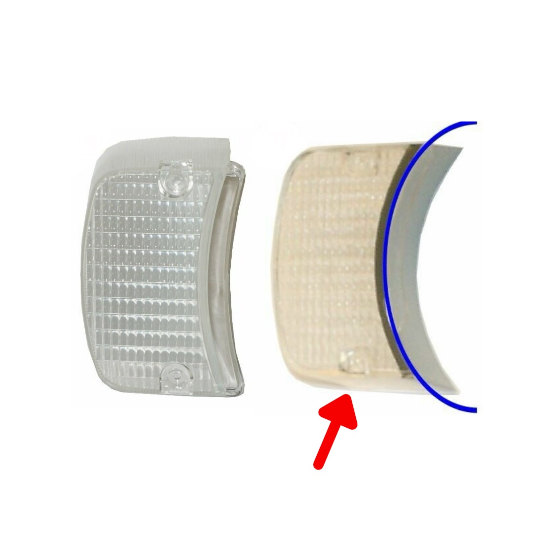 Blinkersglas klar Ford Capri Mk1 (REPRO) - 3