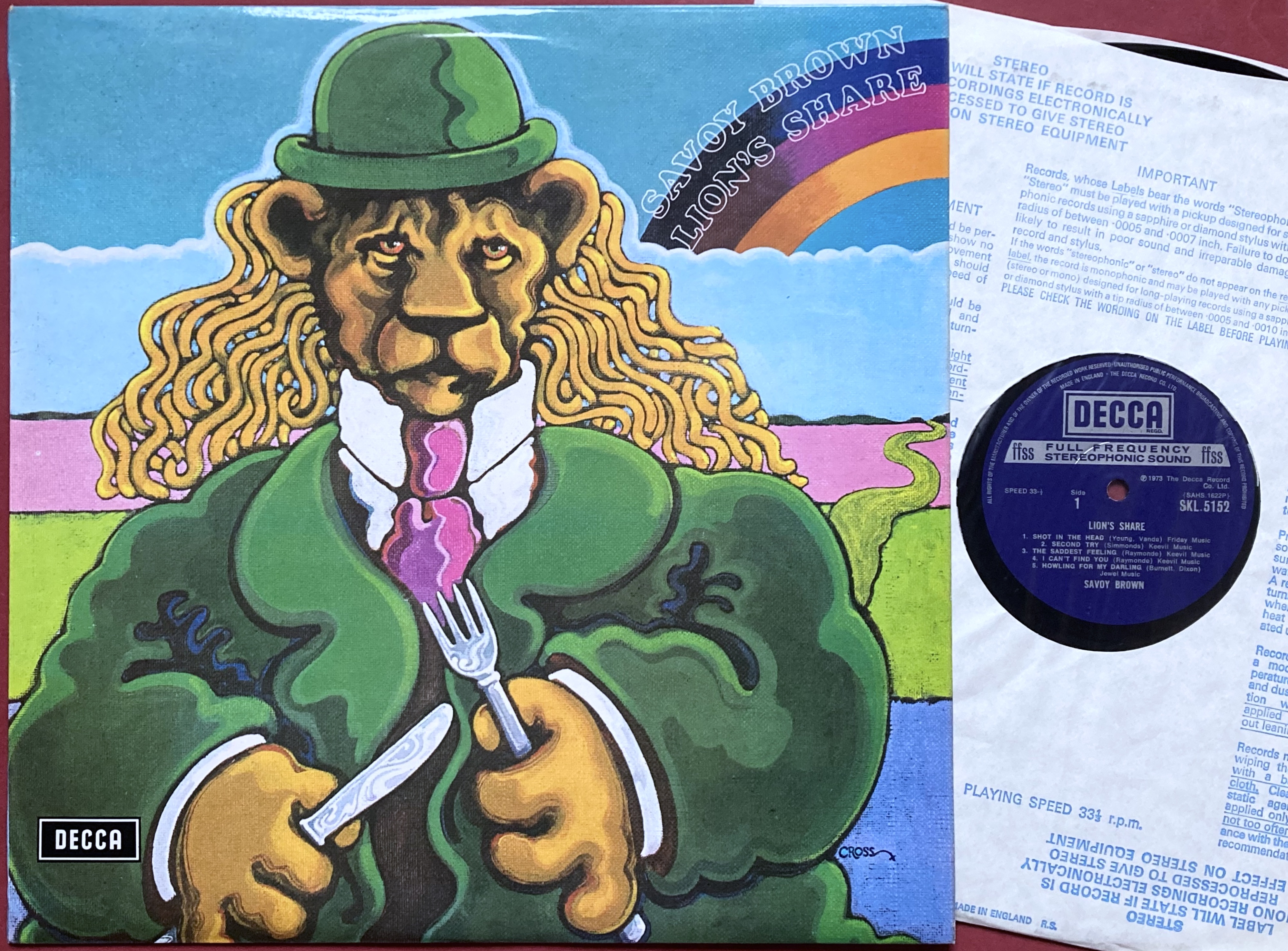 SAVOY BROWN - Lion´s share UK-orig LP 1973