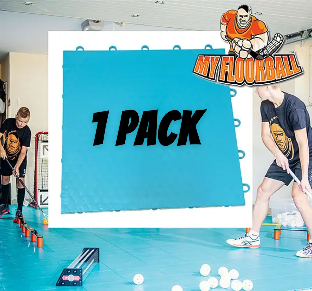 MyFloorball Flooring  1 Pack (Totalt 18 st Golvplattor)