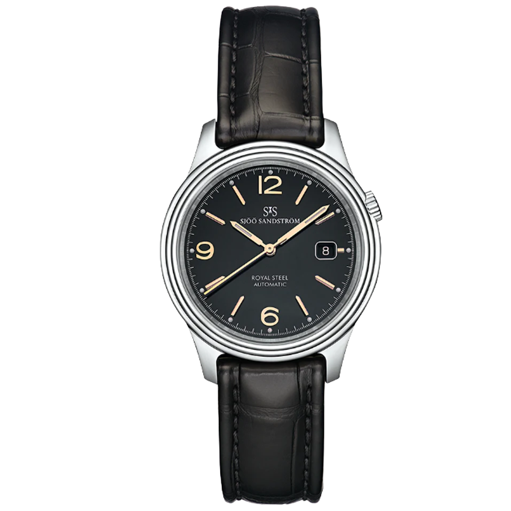009024 Sjöö Sandström Royal Steel Classic 41 svart rosé index