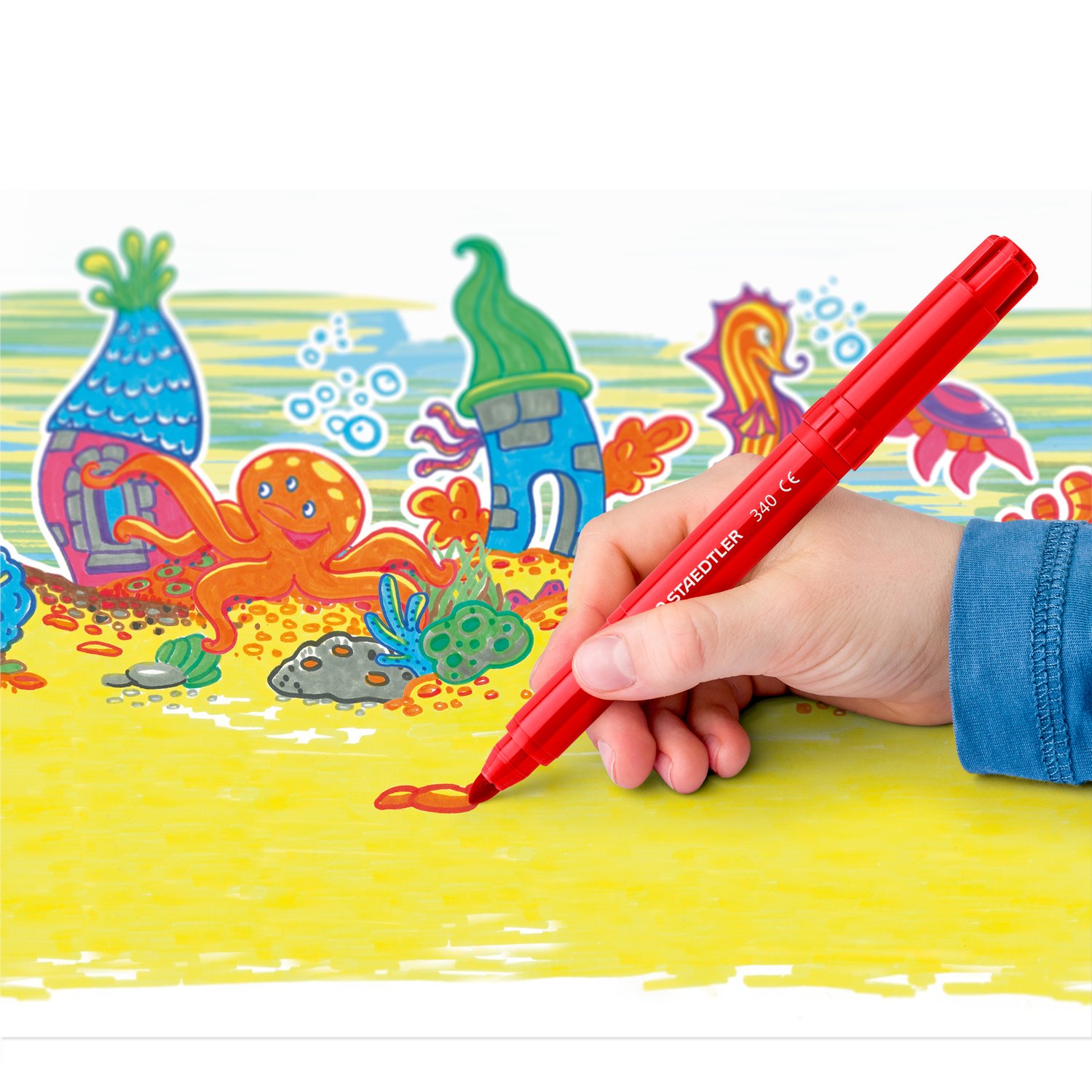 STAEDTLER® 340 Jumbo fiberpenna – 12-pack - 5