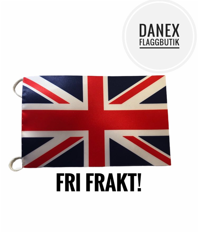 Bordsflagga storbritannien med fri frakt