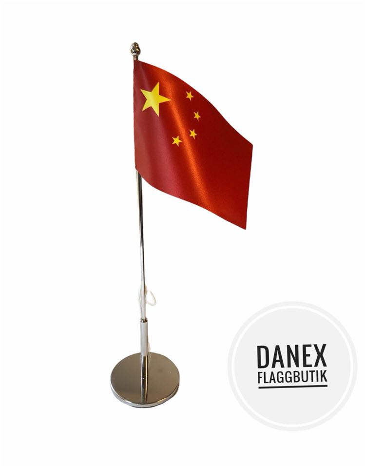 Bordsflagga Kina