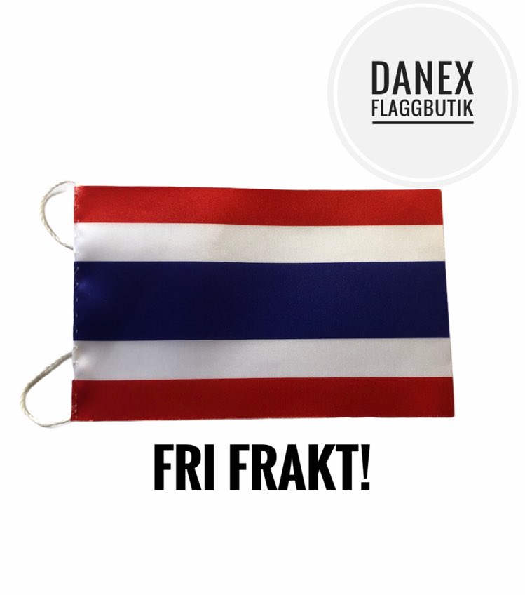 Bordsflagga Thailand med fri frakt