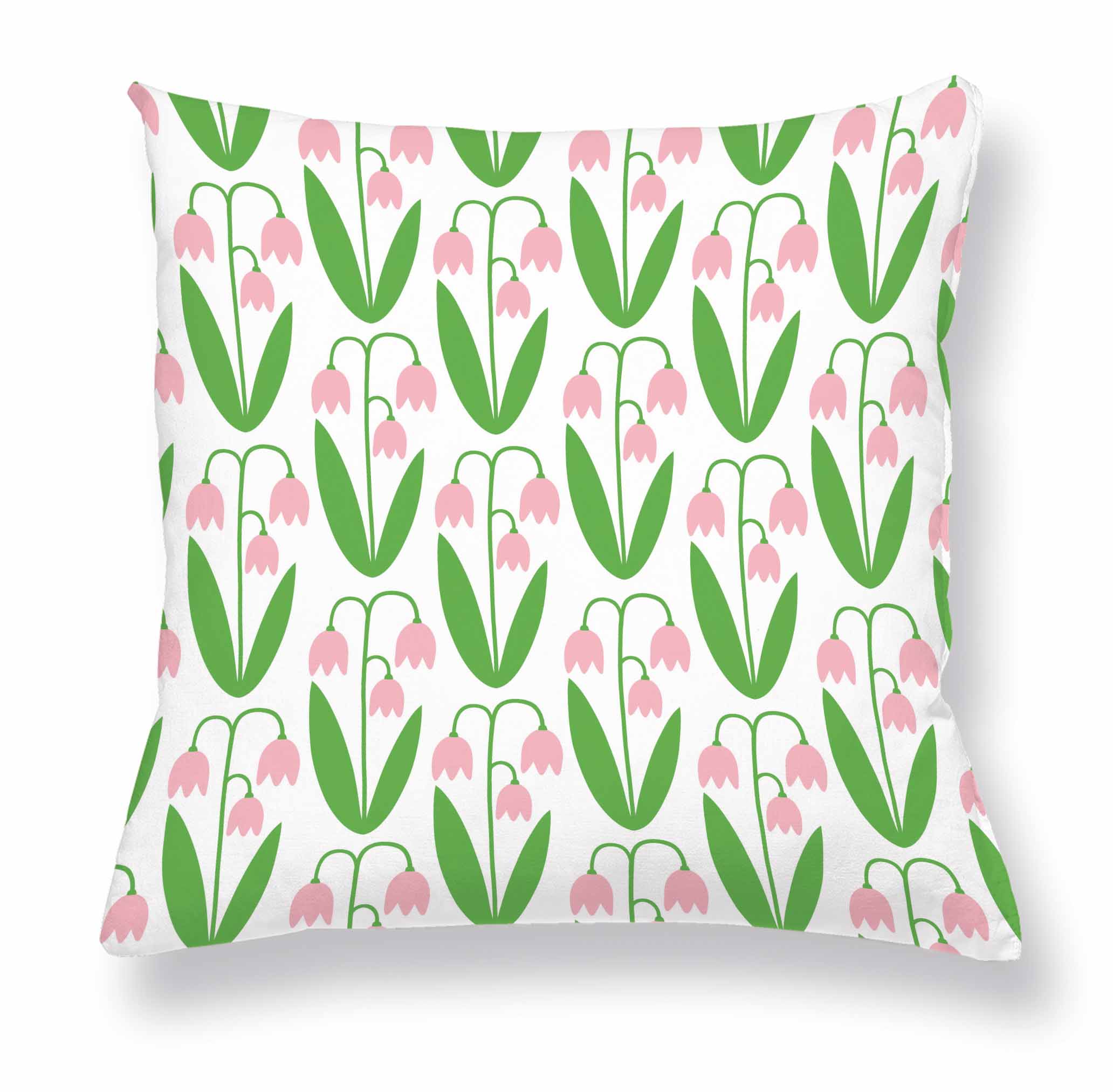 Cushion cover retro LINNEA WHITE in linen