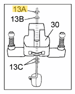Robomow Snap ring for 6mm shaft - 2