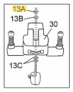 Robomow Snap ring for 6mm shaft