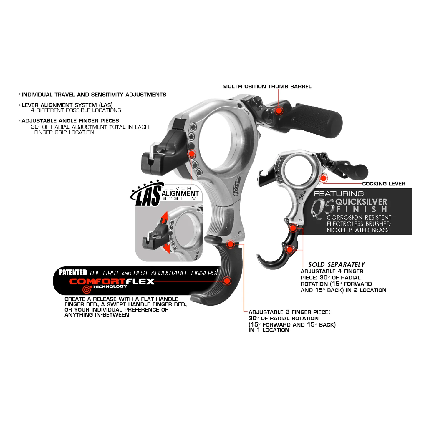 T.R.U Ball Release Abyss Flex Quicksilver - 5