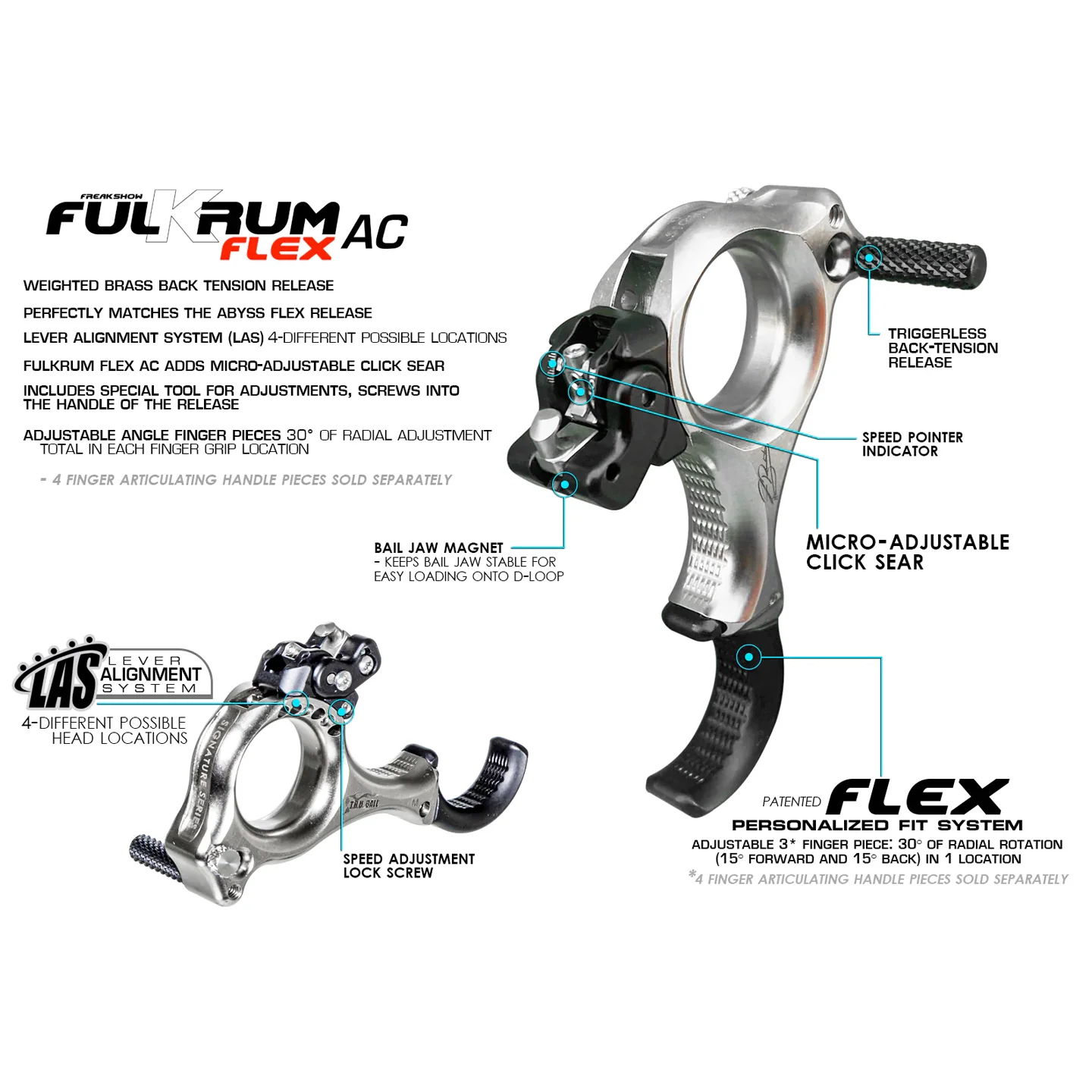 T.R.U Ball Release Fulkrum Flex Quicksilver - 7