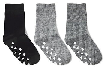 3-Pack Barnstrumpor Med Halkskydd