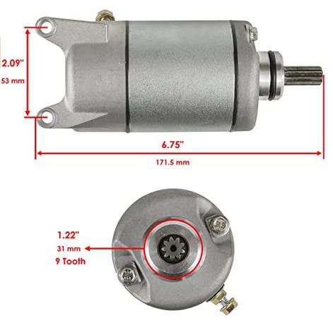 Startmotor Yamaha Grizzly / Bruin 350 m.fl - 4