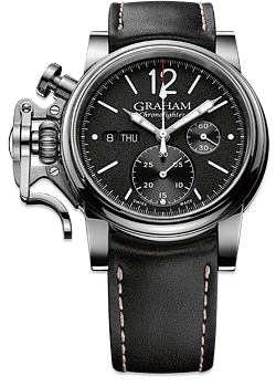Graham 1695 2CVAS.B02A Graham 1695 Chronofighter Vintage Svart