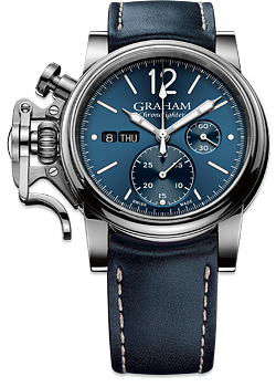 Graham 1695 2CVAS.U01A Graham 1695 Chronofighter Vintage Blå