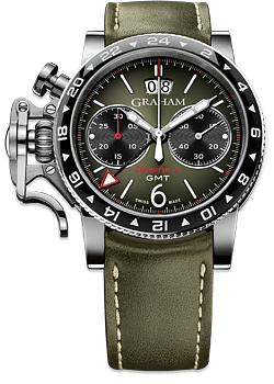 Graham 1695 2CVBC.G01A Graham 1695 Chronofighter Vintage GMT Grön
