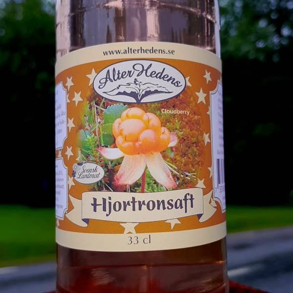 Hjortronsaft,  äkta hjortrondryck, 330 ml - 2
