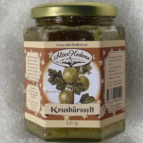 Krusbärssylt, mycket bär, AlterHedens - 2