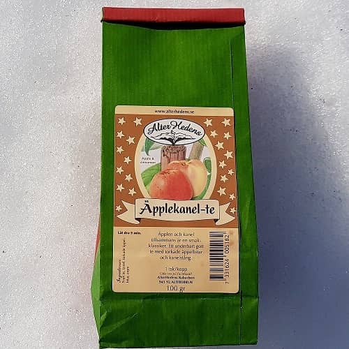 Äpple kanel te, AlterHedens, grön påse - 2