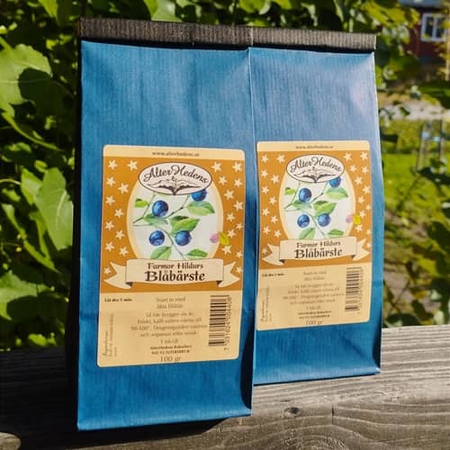 Blåbärste, svart te, AlterHedens, 100g - 2