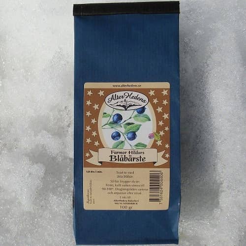Blåbärste, svart te, AlterHedens, 100g - 3