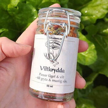 Viltkrydda,  glasburk