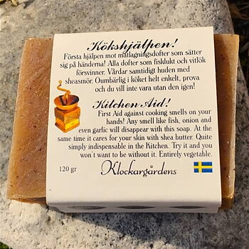 Kökstvål - tvål som tar bort doft, 120g