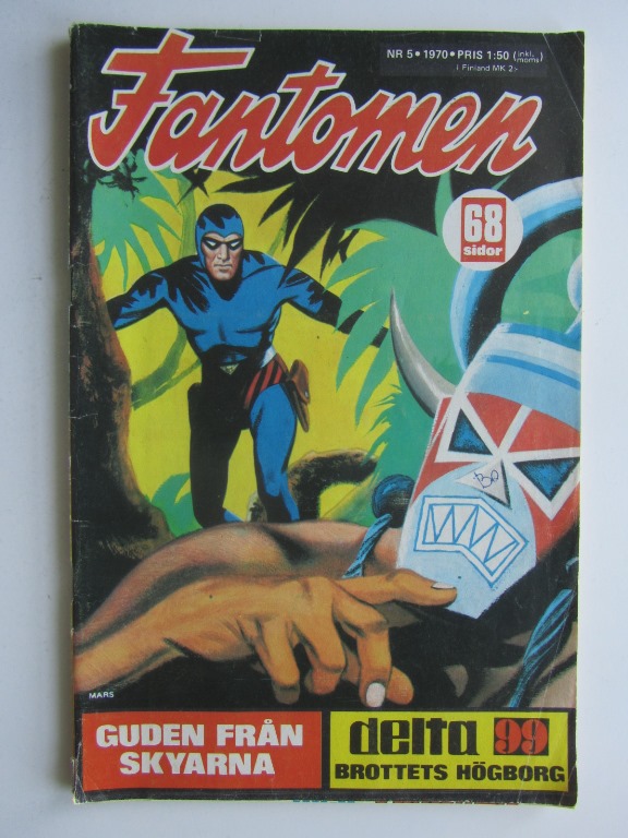 Fantomen 1970 05 Vg+ med bilaga