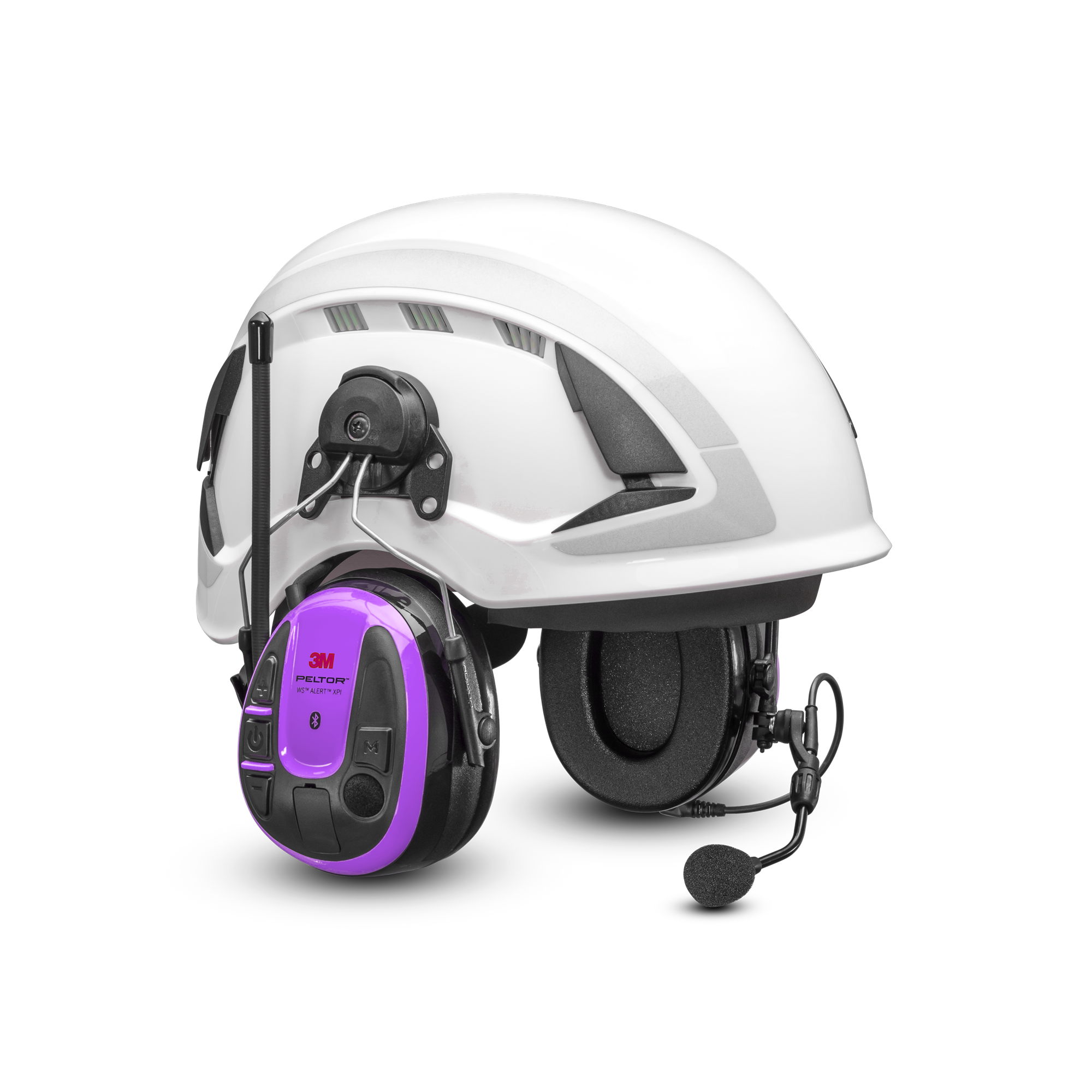 3M™ PELTOR™ WS™ ALERT™ XPI+ Headset, hjälmfäste