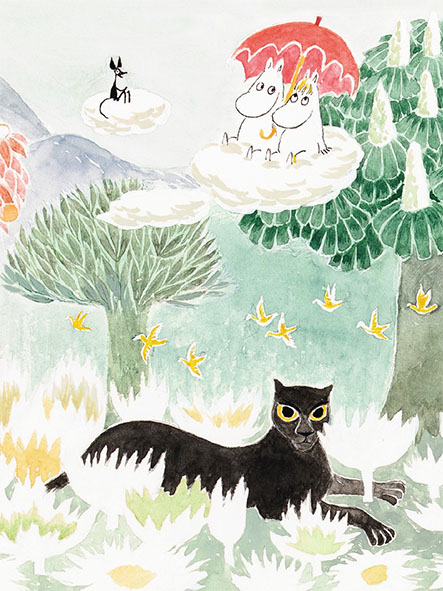 Moomin Notebook 12x9 cm - Magican´s Hat Panther