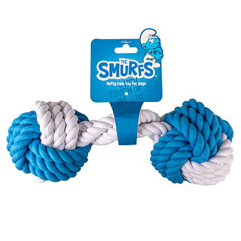 DuvoPlus Hundleksak Hefty Rephantel 30cm Blå/Vit