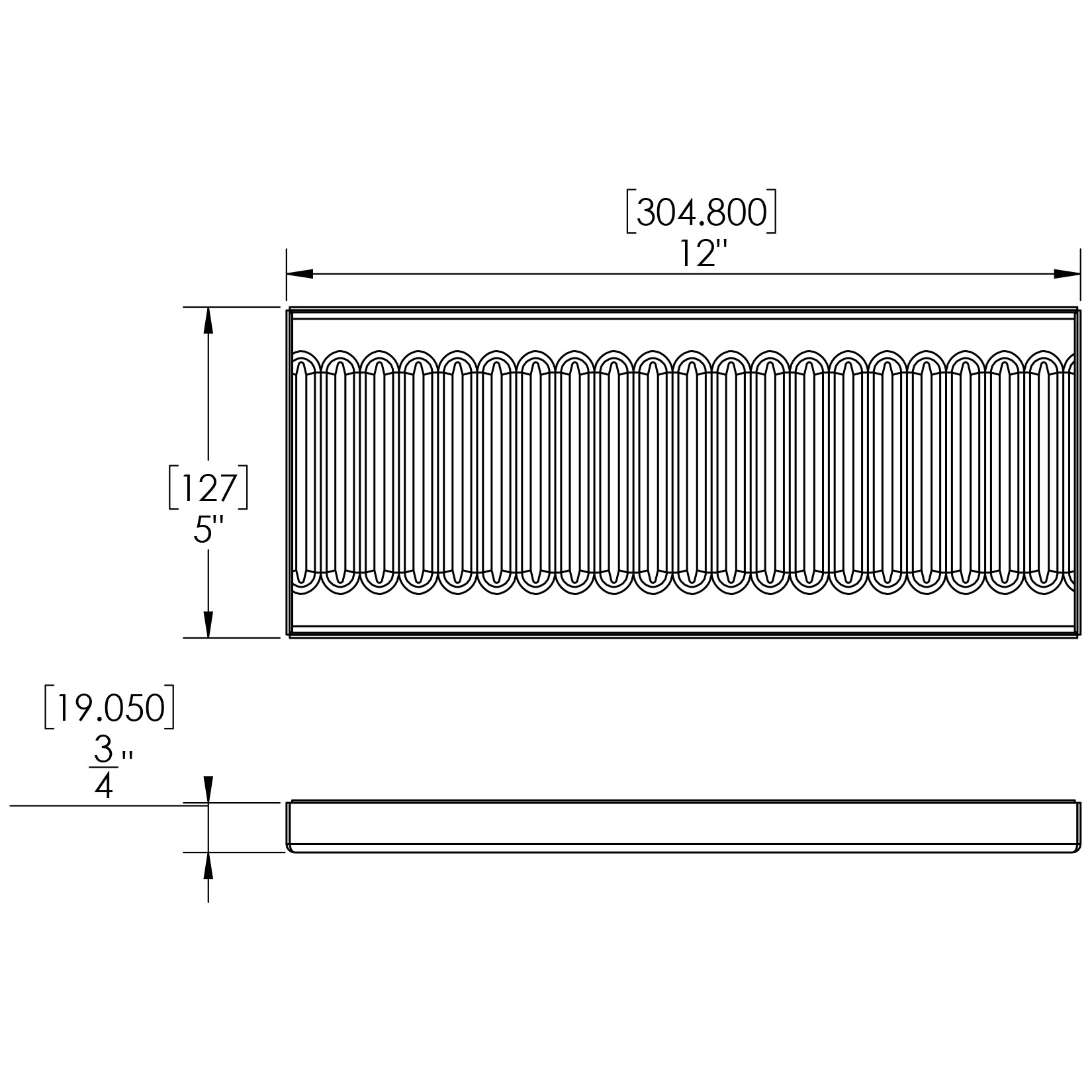 Counter-Top Drip Tray 30 cm - 3