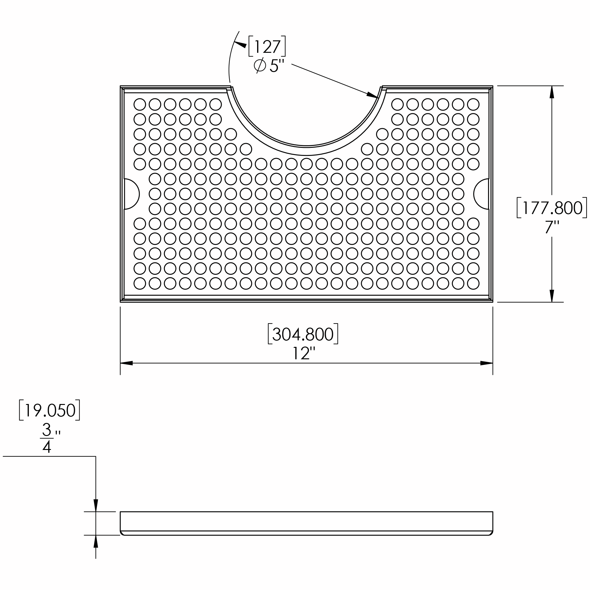 Drip tray for beer column Humlegårdens Ekolager