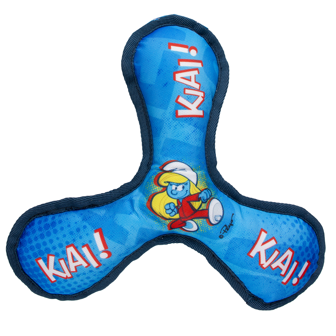 DuvoPlus Hundleksak Smurfette Spinner 30x18x4cm Blå