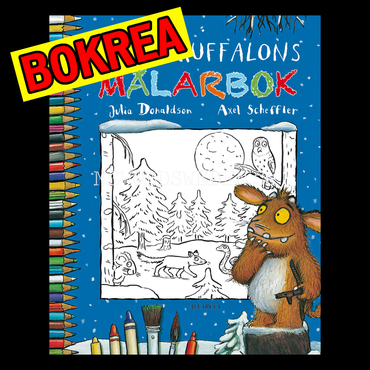 Lill-Gruffalons MÅLARBOK - S3