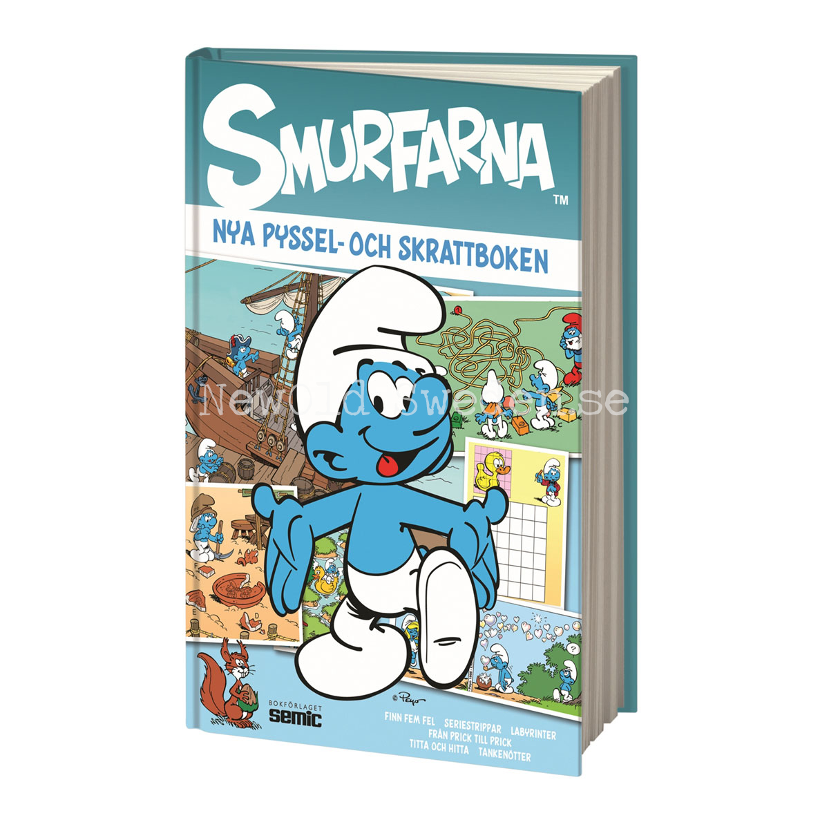 Nya pyssel- och skrattboken Smurfarna - S3 - 2